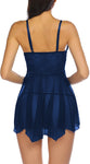 women babydoll nightwear lingerie with g string panty