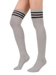 SPECIAL OFFER ! PACK OF 2, Xs and Os Women Over the Knee Socks Cosplay Socks