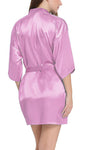 Xs and Os Women Satin Babydoll Kimono Nightwear Robe